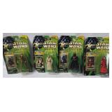 4 Star Wars Power Of The Jedi Figures New