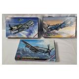 3 Mpm Model Kits 1/72 - Focke Wulf, Messerschmitt