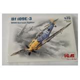 Icm Bf 109e-3 Fighter Model Kit 1/72