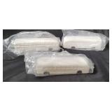 3 Plaster Model Buses