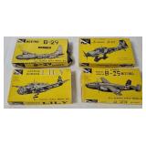 4 Otaki Model Kits - Junkers, Boeing, Mitchell