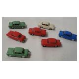 7 Volkswagen 1500 Small Plastic Cars
