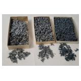 Small Grey Plastic Military Figures H O