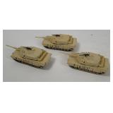 3 Corgi Diecast M1 Abrams Tanks