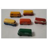 6 Brekina Small Plastic V W Buses