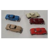 5 Eko Karmann Ghia Small Plastic Cars