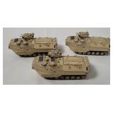 3 Diecast Amphibious Assault Vehicles
