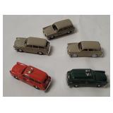 5 Wiking Vw 1500 Small Plastic Cars