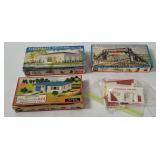 4 Plasticville H O Scale Model Kits