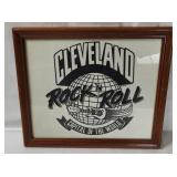 Framed Cleveland Rock N Roll Capital Art