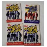 4 Packs 1989 New Kids On The Block Cards