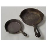 Small Cast Iron Slillets - 4' & 6.5'