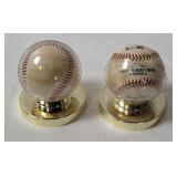 2 Baseballs, One Signed By Buddy Bell