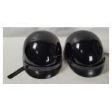 2 Fuel Motorcycle Half Helmets Size Medium
