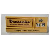 Vtg Dramamine Countertop Sign