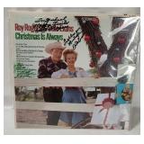Roy Rogers & Dale Evans Signed Album Cover