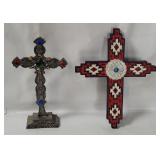 Celtic Cross & Barn Quilt Wall Cross