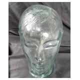 Glass Mannequin Head Display