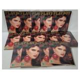 14 Playboy Magazines 1986 Brooke Shields Cover