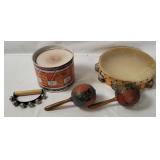 Tambourine, Maracas, Small Drum Etc.