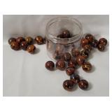 Vintage Swirl Shooter Marbles