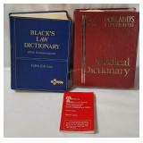 Vtg Dictionaries - Black's Law, Dorland's Medical