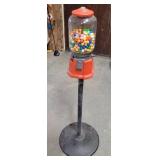Vtg Northwestern Pedestal Gumball Machine