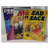 Sad Sack Comic, Mad & Pinkeye Magazines