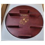 Hamilton Usmc Wood Display Shelf