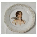 Antique Bavaria Plate Of Queen Louise Prussia