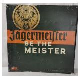 Jagermeister Be The Meister Metal Sign