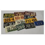 Mini Metal Licence Plates