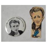 James Dean Button & Bookmark