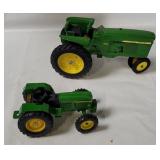 2 Ertl John Deere Diecast Tractors