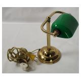 Small Brass Bankers Lamp