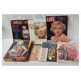 Vtg Marilyn Monroe Magazines, Puzzle Etc.