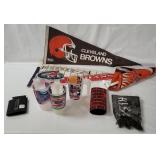 Cleveland Sports Items - Pennants, Cups Etc.