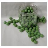 Vintage Green Marbles