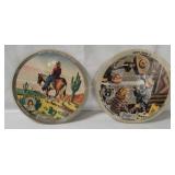 2 Vtg Vogue Country Record Picture Discs