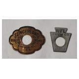 Vtg Drum Badges - Slingerland, Wfl