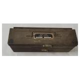 Vtg Signal Corps Military Crystal Case Cs-137