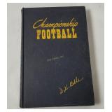 1947 Championship Football Book