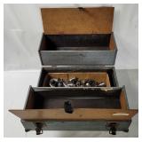 Vtg Service Case W/ Vacuum Tubes