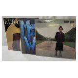 3 Elton John Lp's - Madman Across Water Etc.