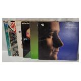 6 Rock Lp's - Phil Collins, Yes, Elton John