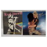 2 Rod Stewart Lp's - Blondes Have More Fun, Live