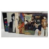 5 Rock Lp's - Huey Lewis, Santana, Chuck Berry