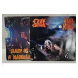 2 Ozzy Osbourne Lp's - Bark At The Moon, Madman