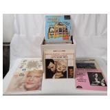 Box Of Vtg Records, Assorted Genres
