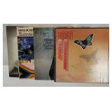 4 Rock Lp's - Heart, Moody Blues, Bowie